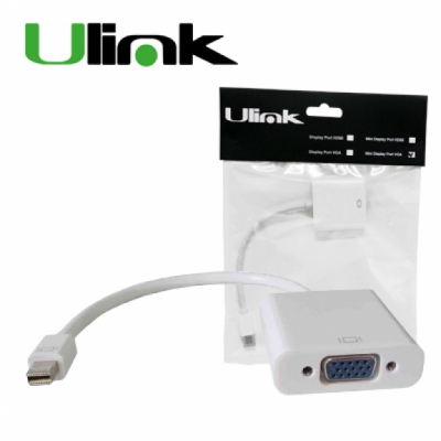 Adaptador de Video Ulink  Mini Display a Puerto VGA