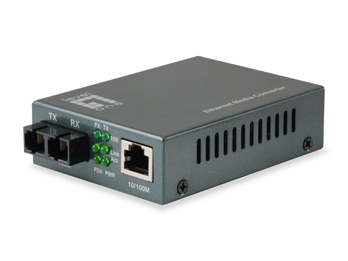 Convertidor Multimedia LevelOne con Ethernet rapido RJ45 a SC, Multi-Mode Fiber, FVT-1101