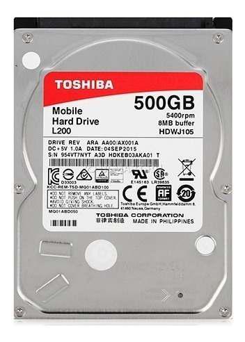 Disco Duro 500GB Toshiba HDWD105 P300 3.5&quot; Interno