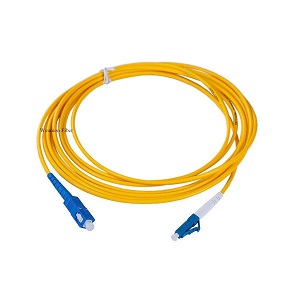 Jumper Fibra Óptica QTFTTH 3 mt LC/SC Monomodo Duplex  LSZH
