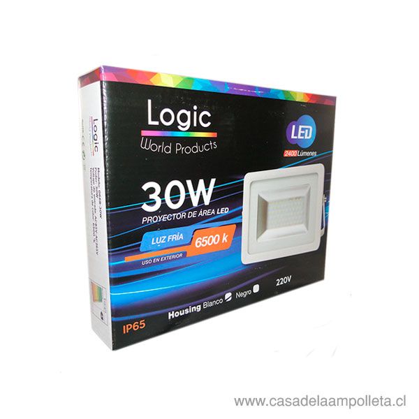 Proyector de Área LED Logic 30W Luz Fría