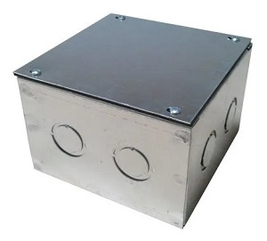 Caja metalica distribucion 100x100x65 mm