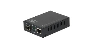 Convertidor Multimedia LevelOne RJ45 a SC de Gigabit Multi-Mode Fiber 550m GVT-2001