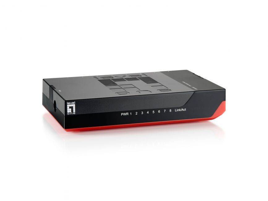 Switch Gigabit LevelOne 8 Puertos GSW-0807