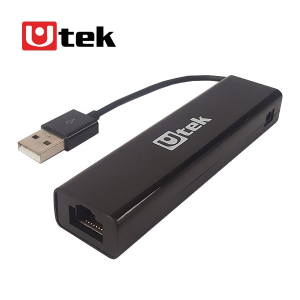 Adaptador USB a RJ45 Utek UT-USLAN 2.0