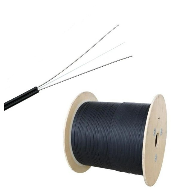 Cable de fibra optica tipo drop 1F SM GJYXCH-1B exterior, color negro x metro