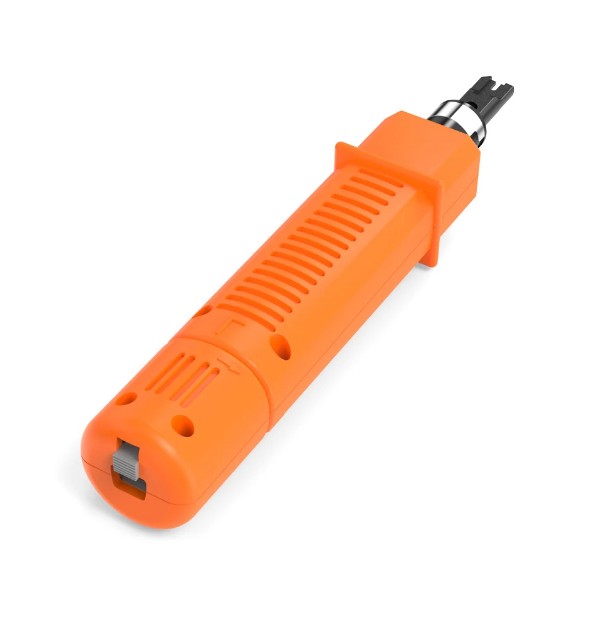 Ponchadora de Impacto Para RJ45 Color Naranjo